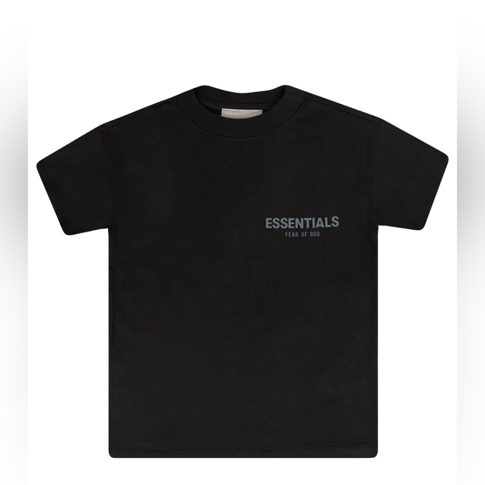 Fear of God Essentials black t-shirt. Men’s size Small